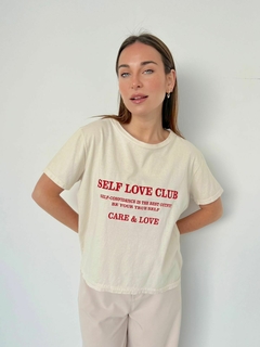 REMERA SELF LOVE (D3839) - tienda online