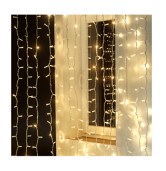 Cortinas Luminosas Led Luz Fria o Calida Lluvia Navidad - tienda online