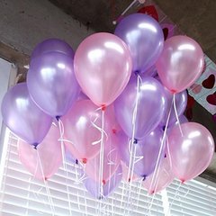 25 Globos Perlados Lilas 12 Pulgadas Casamiento Fiesta Deco - tienda online