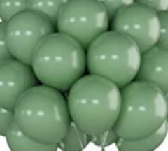 10 Globos Verde Oliva 12 Pulgadas - comprar online