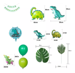 Set Globos Dinosaurios Gigantes Banderin Cumple Numero en internet