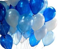 50 Globos Perlados Azul 12 Pulgadas Casamiento Fiesta Deco - comprar online