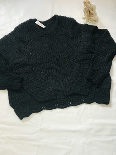 Sweater de frizz con voladitos q 4507 - chimenea  de las hadas