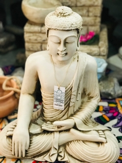 Buda con tunica orando B001