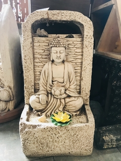 Fuente de Buda con placa - comprar online