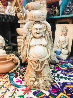 Buda alegre con cuenco arriba 12924 - comprar online