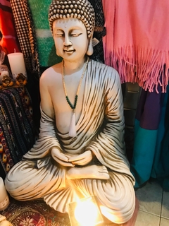 Buda grande sentado con manto 54031 - comprar online