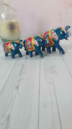 Elefantes pintados - chimenea  de las hadas