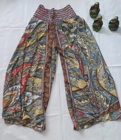 Pantalón Pata elefante de seda art 480 - tienda online