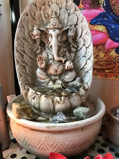 Fuente de agua Ganesha con respaldo Art 51090 - comprar online