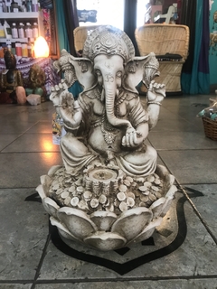 Fuente de agua Ganesha con monedas Art 51088 - comprar online
