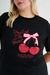 Remera SAORI, Negro - comprar online