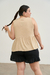 Blusa LUNA, Beige en internet