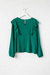 Blusa CLARIBEL, Verde - EXCLUSIVO ONLINE - Syes | E-Store