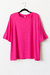 Remera lisa LULI, Fucsia