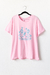 Remera POSITIVITY FLOWS, Rosa en internet