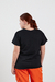 Remera POSITIVITY FLOWS, Negro - comprar online