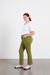 Pantalón DELFINA, Verde oliva - comprar online