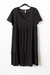 Vestido CALÍOPE, Negro liso - Syes | E-Store