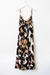 Vestido MAGNOLIA, estampado Negro/Camel - Exclusivo online - Syes | E-Store