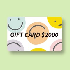 GIFT CARD $2000.-