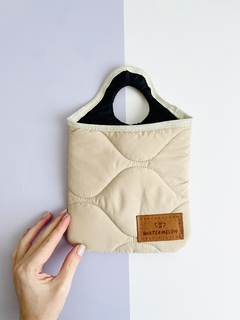 Autobag matelasse beige