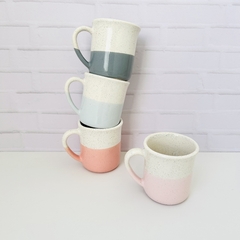 Jarrito/Mate cerámica salpicado aqua - buy online