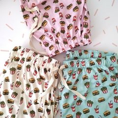 Imagen de Pantalón pijama hamburguesa crema