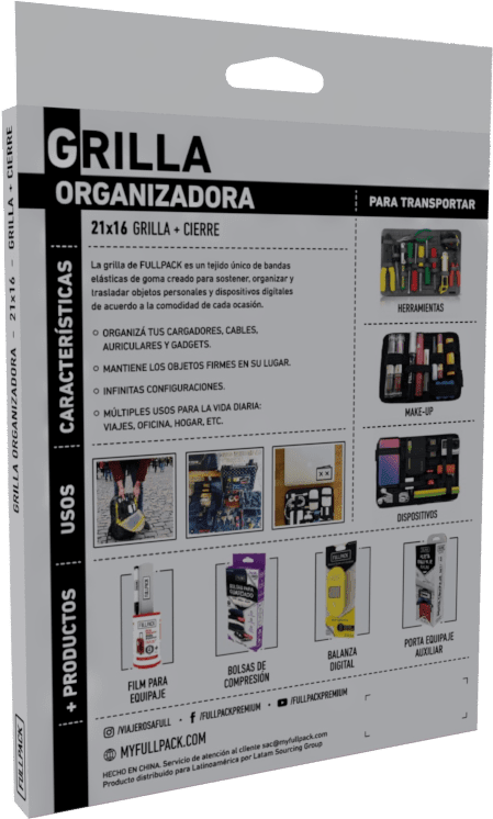 Grilla Organizadora 21x16 Doble - tienda online