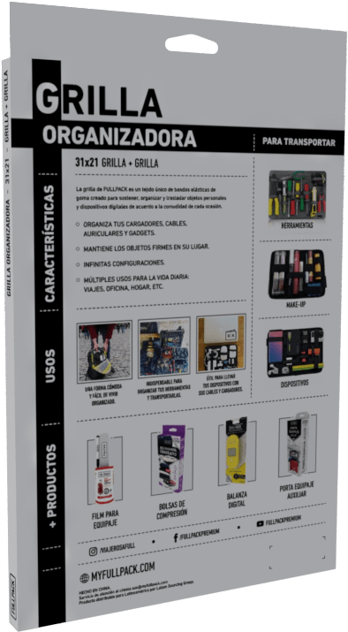 Grilla Organizadora 31x21 Doble - tienda online
