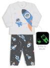Pijama infantil - foguetes de soft - Estampa brilha no escuro- DEDEKA - 21683 E436