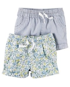 KIT 2 Shorts Estampados CARTER'S