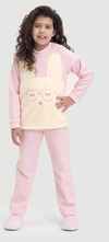 Pijama de soft infantil coelho de óculos em malha polar- dedeka 20763