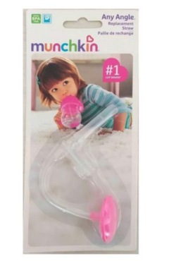 Canudo Reposição Pendulo ROSA - MUNCHKIN- 02.27145C Click Lock de 207 ml