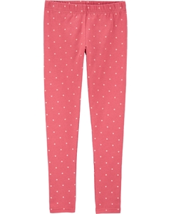 Calça Leggings - Dots - rosa - oshkosh