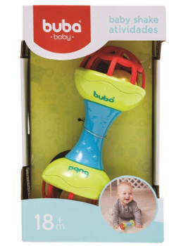 Livre Chocalho Baby Shake Atividades Buba - Lulu Kids Importados 