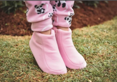 Pantufa de soft infantil ROSA ANTIGO - DEDEKA 21806 L97 - Lulu Kids Importados 