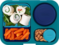 Bento Box - Azul - 8 peças - thermos - Lulu Kids Importados 