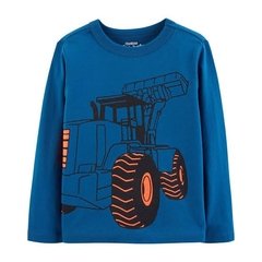 BLUSA MANGA CUMPRIDA AZUL TRATOR - OSHKOSH - comprar online