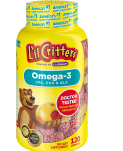 OMEGA 3 EM GOMAS - L'il Critters Kids 120 gomas