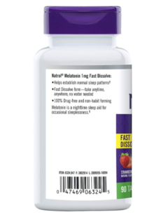 Natrol - Melatonina 1 mg - 90 cápsulas - FAST DISSOLVE na internet