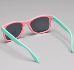Óculos de Sol Baby - armação flexível - rosa/verde - buba 11748 na internet