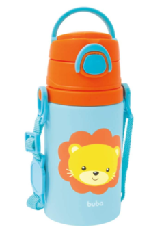 Garrafa alumínio animal fun leão 400 Ml - Buba 1112115 na internet