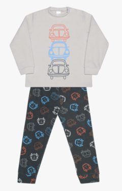 Pijama teen de soft fuscas menino - Brilha no escuro - dedeka - 22738 E479 na internet