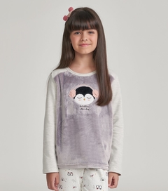 Pijama Manga Longa plush PINGUINS - 67461