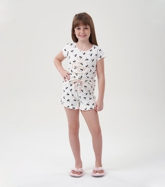 Short Doll manga curta Infantil - cereja - 67484 - comprar online