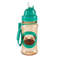 Garrafinha Plástica Zoo PUG - SKIP HOP - 4.541 390 ml - comprar online