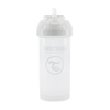 GARRAFINHA COM CANUDO 360 ML BRANCO - TWISTSHAKE - A-45-304