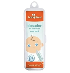 Dosador de Remédios para Bebê com Estojo Branco - Babydeas - Lulu Kids Importados 