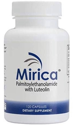 Mirica® - Alivio natural da dor 120 capsulas (Palmitoiletanolamida (ervilha) e luteolina)